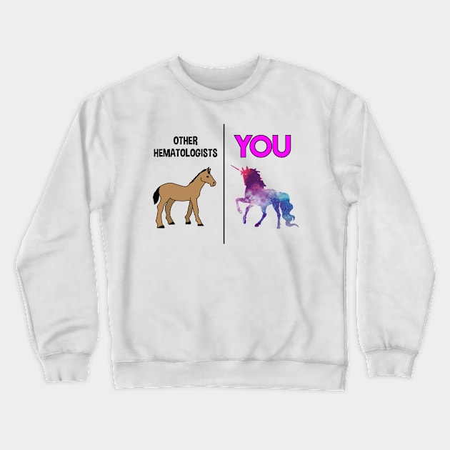 unicorn hematologist Crewneck Sweatshirt by IndigoPine